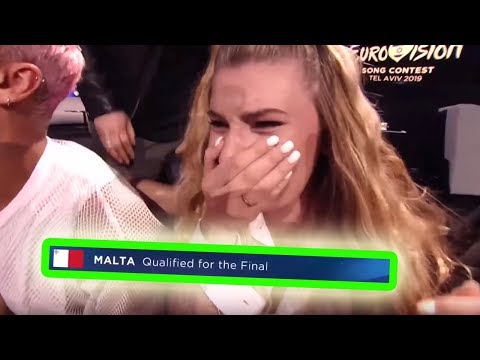every time MALTA qualified for the eurovision final