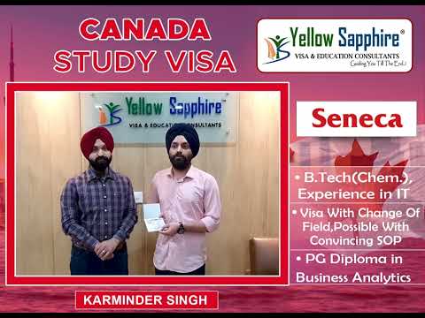Karminder Singh | Canada Study Visa | Seneca college