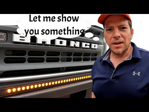M&R NEW Product! 2021 Ford Bronco Modular Bumper New 40in Light Bar Highlight