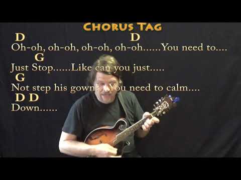 You Need To Calm Down (Taylor Swift) Mandolin Cover Lesson with Chords/Lyrics