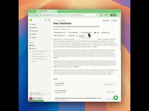 Research A Person on Happenstance #research #shorts #shortsviral #ai #happenstance #openai #chatgpt
