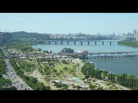 ソウル・漢江公園（汝矣島）のライブカメラ映像