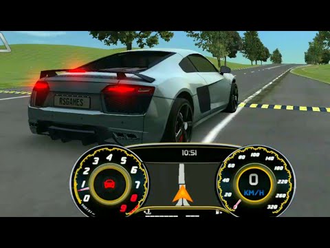 Audi R8 V10 Plus Top Speed -Real Driving Sim