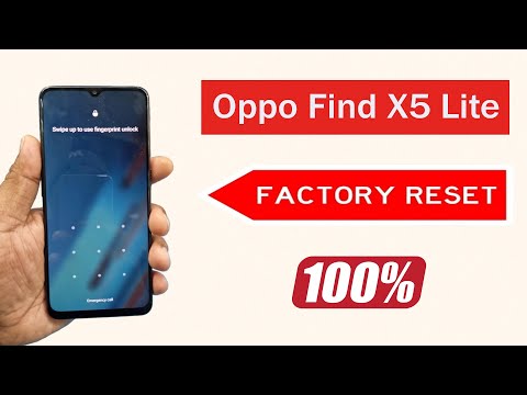 Oppo Find X5 Lite  Hard Reset Screen Lock