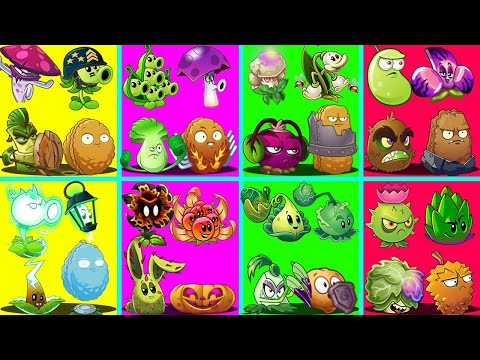 Random 8 Team Plants NORMAL & DEF Battlez - Which Team Plant Will Win? - PVZ 2 Battlez