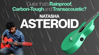 Natasha Asteroid Carbon Fiber Guitar with OS1 Transacoustic Pickup