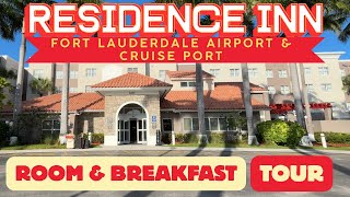 Fort Lauderdale Cruise Hotel Tour | Residence Inn 2-Bedroom + Free Airport Shuttle!