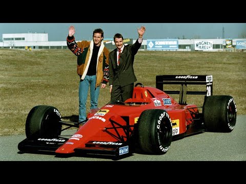 Ferrari 639 Launch with Nigel Mansell and Gerhard Berger 1989 (Fiorano)