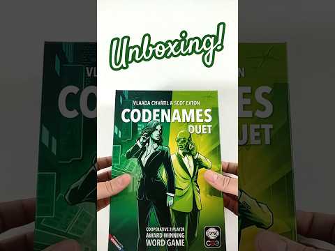 New Relaunched Codenames Duet 2025 Unboxing With Music!