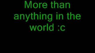 say anything - where the hurt is with lyrics