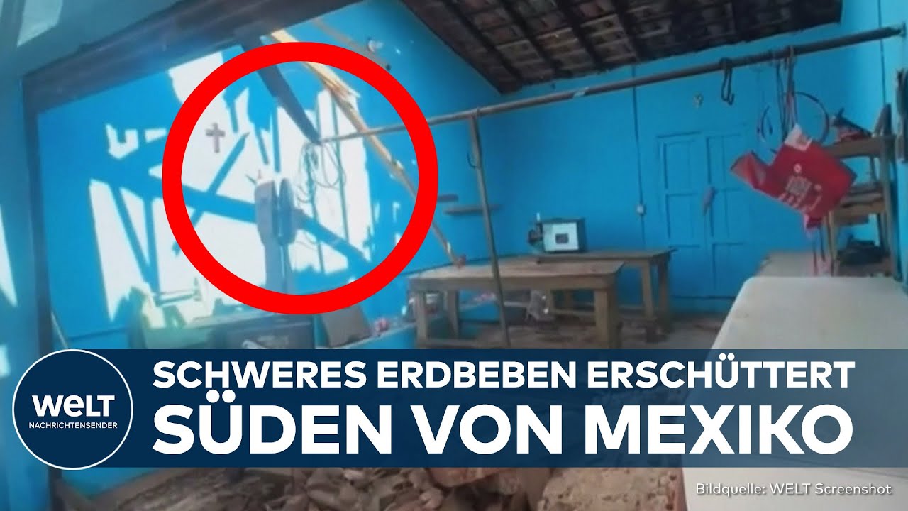 ERDBEBEN IN MEXIKO: Starkes Beben der Stärke 6,5 fordert Tote – Präsidentenpalast evakuiert!