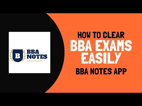 BBA NOTES