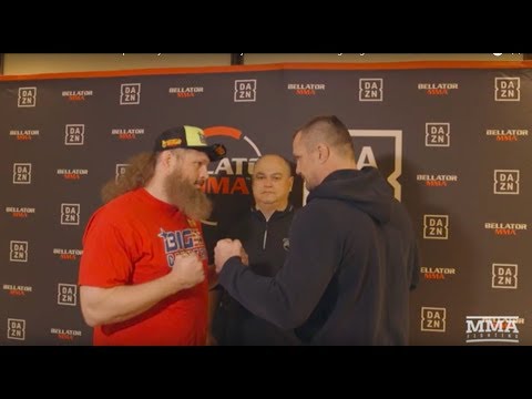 Bellator 216: Mirko Cro Cop vs. Roy Nelson Media Day Staredown - MMA Fighting