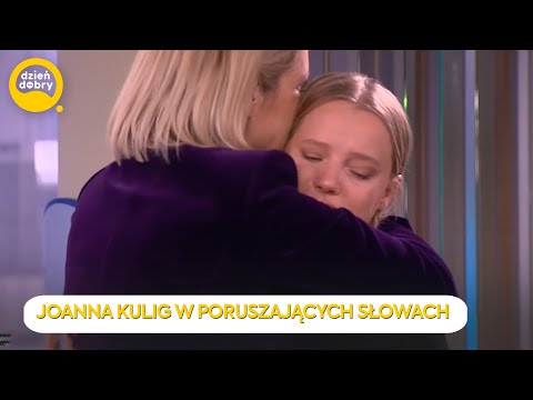 JOANNA KULIG WE ŁZACH W DZIEŃ DOBRY TVN!😢