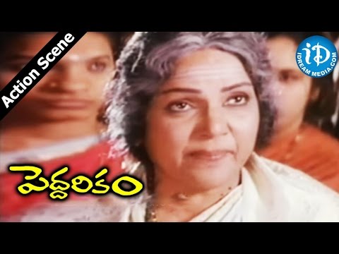 Sukanya, Sudhakar, N N Pillai - Peddarikam Movie Climax Scene