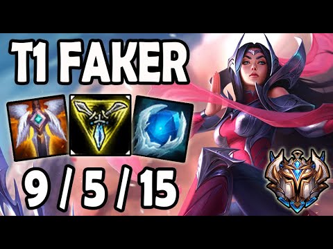 T1 Faker plays IRELIA Mid vs LUCIAN - A Difficult Game