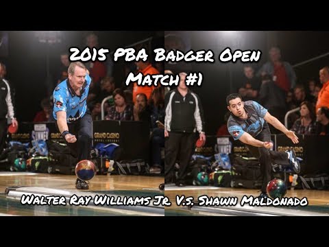 2015 PBA Badger Open Match #1 - Walter Ray Williams Jr. V.S. Shawn Maldonado