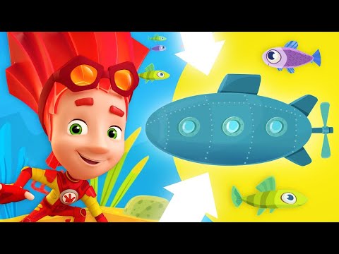 Trapped underwater! Can the Fixies escape the aquarium? | The Fixies | Animation for Kids - Kingdom Kids Zone, Little Learners - The Fixies
