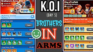 ⚪whiteout Survival🥶Brothers in Arms😱 Kill Event!! King Of Icefield Day 5!!