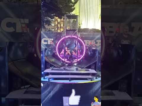 HAY QUE TENERLOS BIEN PUESTOS 👀 SPACE BLASTER Slingshot Amusement #2 (off-ride) OTHER VIEW Atracción