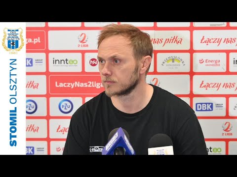 Trenerzy po meczu Stomil Olsztyn - Lech II Poznań 1:0