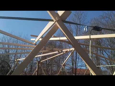 Reziprokdach Jurten Gerüst (unter 70 €!)