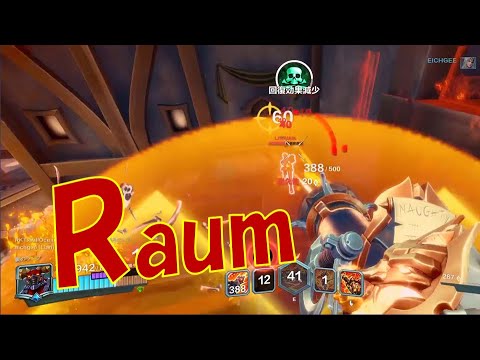上から奥からRaumで敵をかき回す！ #344【Paladinsゲーム実況】