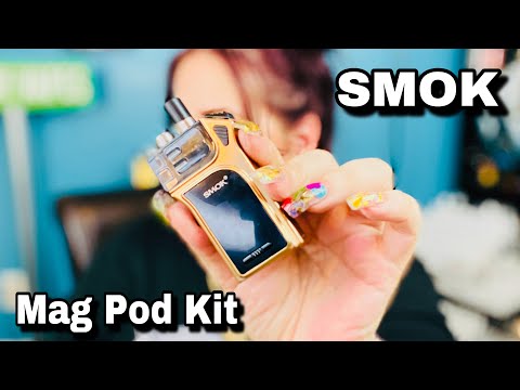 Part of a video titled SMOK Mag Pod 1300mAh Kit - YouTube