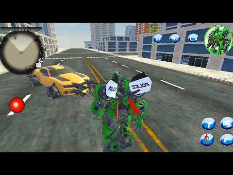 Auto Spiderbot: US Police Giant Robot City Battle Part2 | Android iOS Gameplay