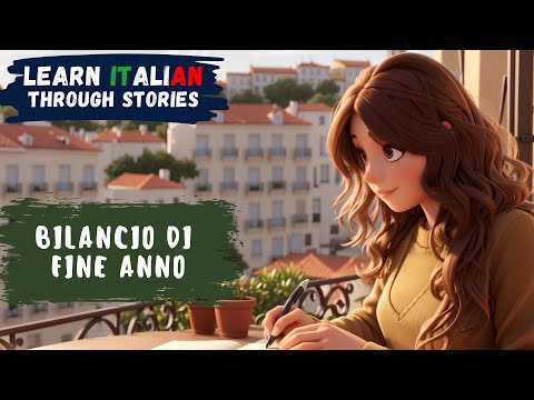 Learn Italian Through Stories | Bilancio di Fine Anno📜🖊️Improve your Italian | Intermediate Level ⭐⭐