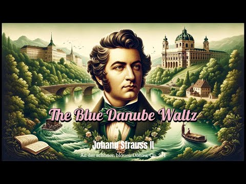 (No Ads) Johann Strauss II: The Blue Danube Waltz, Studying, Relaxing, Inspiring
