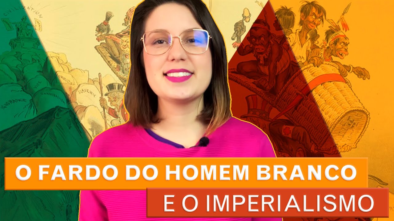 Imperialismo na charge ''O fardo do homem branco''