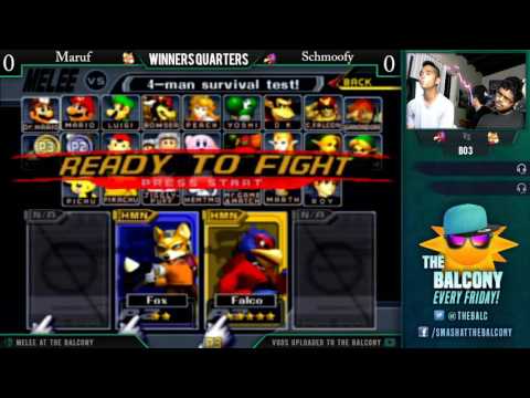 Melee at the Balcony 71 - Winners Quarters ft. Maruf (Fox) VS BCB|Schmoofy (Falco)