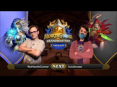 NoHandsGamer vs lunaloveee | 2021 Hearthstone Grandmasters Americas | Top 8 | Season 1 | Week 3