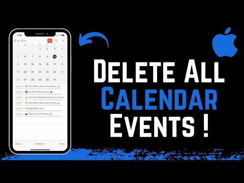 How To Delete All Calendar Events From iPhone