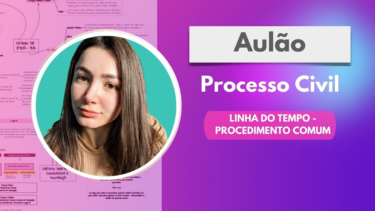 AULÃO - Linha do tempo processual - Procedimento comum CPC