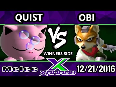 S@X 181 - Quist (Jigglypuff) Vs. Obi (Fox) - SSBM Tournament - Smash Melee