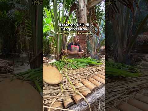 Nikmatin kuliner unik di tengah hutan, di sini masak tanpa minyak! Siap-siap terpesona! 🌲🍽️