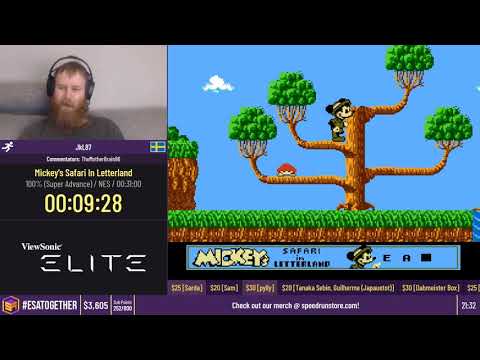 Mickey's Safari In Letterland [100% (Super Advance)] by JkL87 - #ESATogether2020