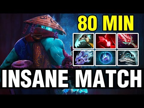 INSANE MATCH - 80 MIN - INYOURDREAM Plays Storm Spirit - Dota 2