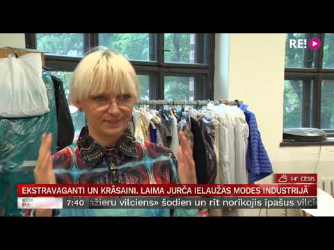 Ekstravaganti un krāsaini. Laima Jurča ielaužas modes industrijā