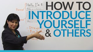 How to introduce yourself &amp; other people