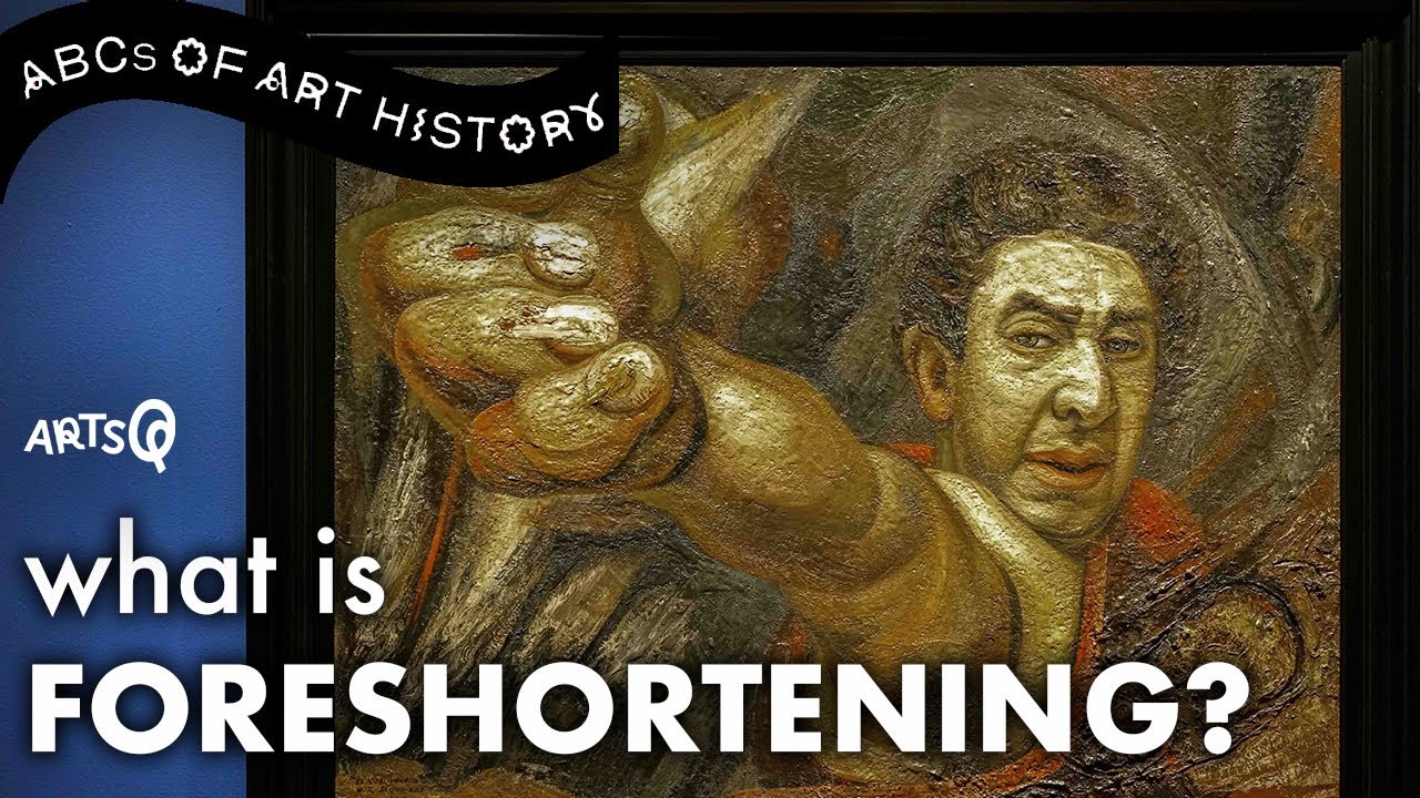 What is FORESHORTENING in art? | David Alfaro Siqueiros's Self-Portrait