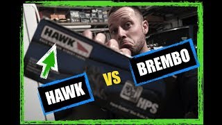 BEST BRAKE PADS? BREMBO VS. HAWK **REVIEW**