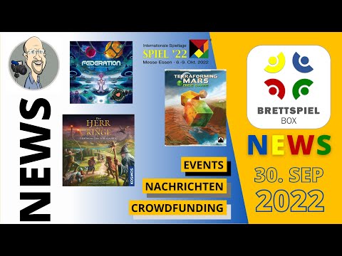 Brettspiel News der Brettspielbox - Nachrichten aus der Brettspielszene - 30 September 2022