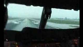 Concorde cockpit take off from London Heathrow