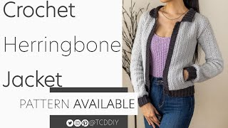 How To Crochet A Cardigan Jacket | Pattern & Tutorial DIY