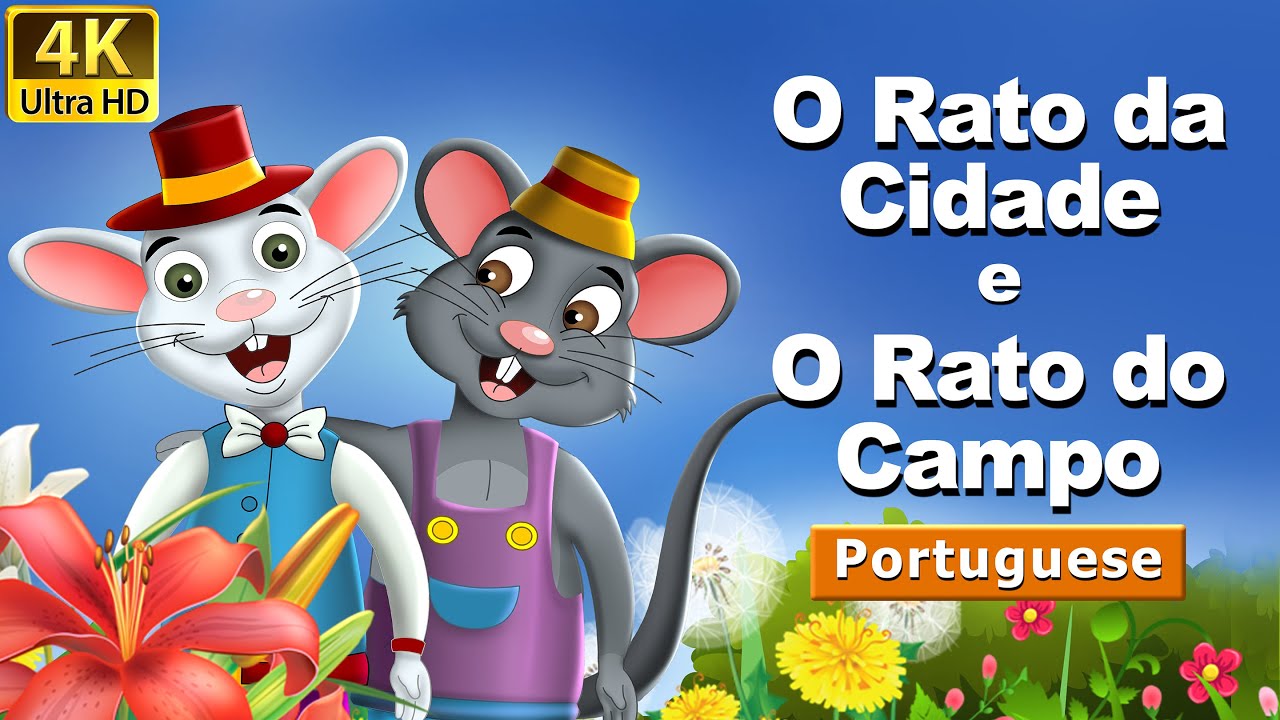 O Rato da Cidade e O Rato do Campo | The Town Mouse And The Country Mouse  | Portuguese Fairy Tales