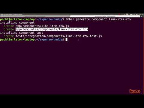 Building Web Applications with Ember Setting Up Components | packtpub com