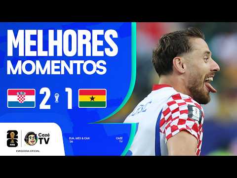 Melhores momentos de Croácia x Gana
